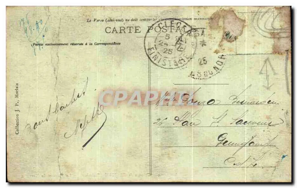 Castello di KERJEAN (Finistère) — Il Pozzo e la Terrazza — editore non identificato - Verso