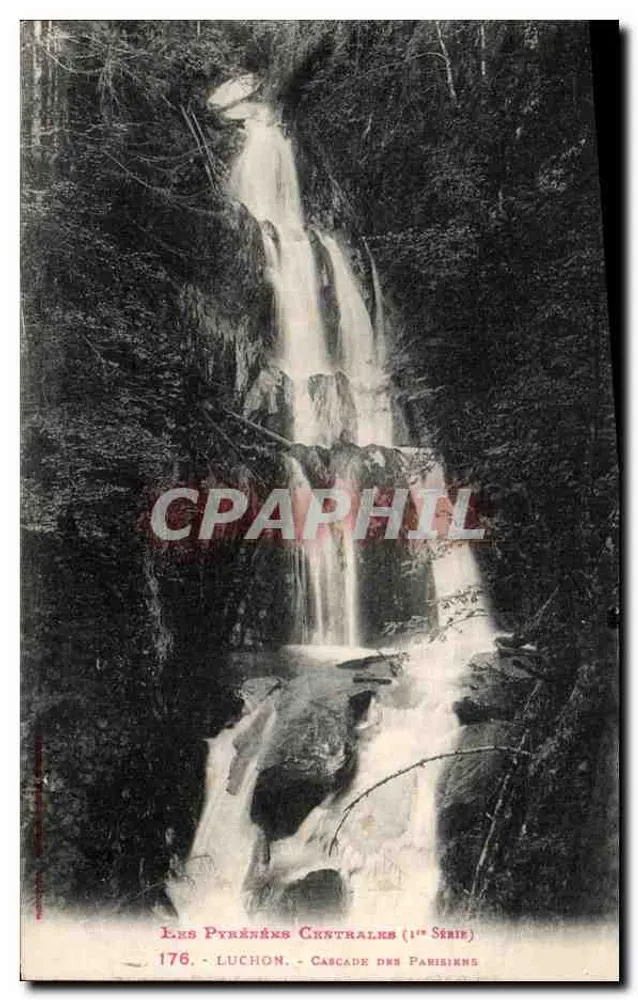 As Pirineus Centrais (1ª Série) — Cachoeira dos Parisienses — Luchon — n°176 - Frente