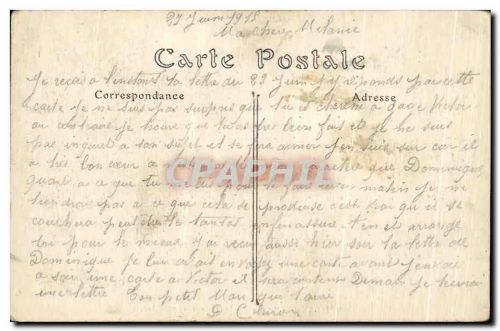 Compiègne — Ruínas da Torre Joaninha — E. Decelle, Compiègne - Verso