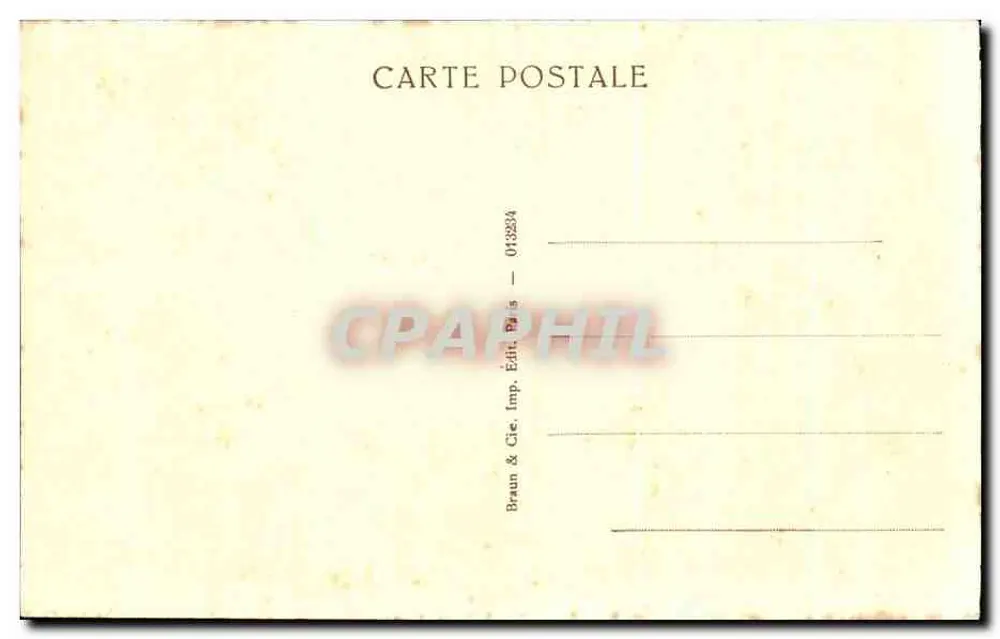 Der Kai von Paris in Rouen — Ansicht des Kais mit Booten und Lokomotive — A. Marquet, n°26 - Rückseite