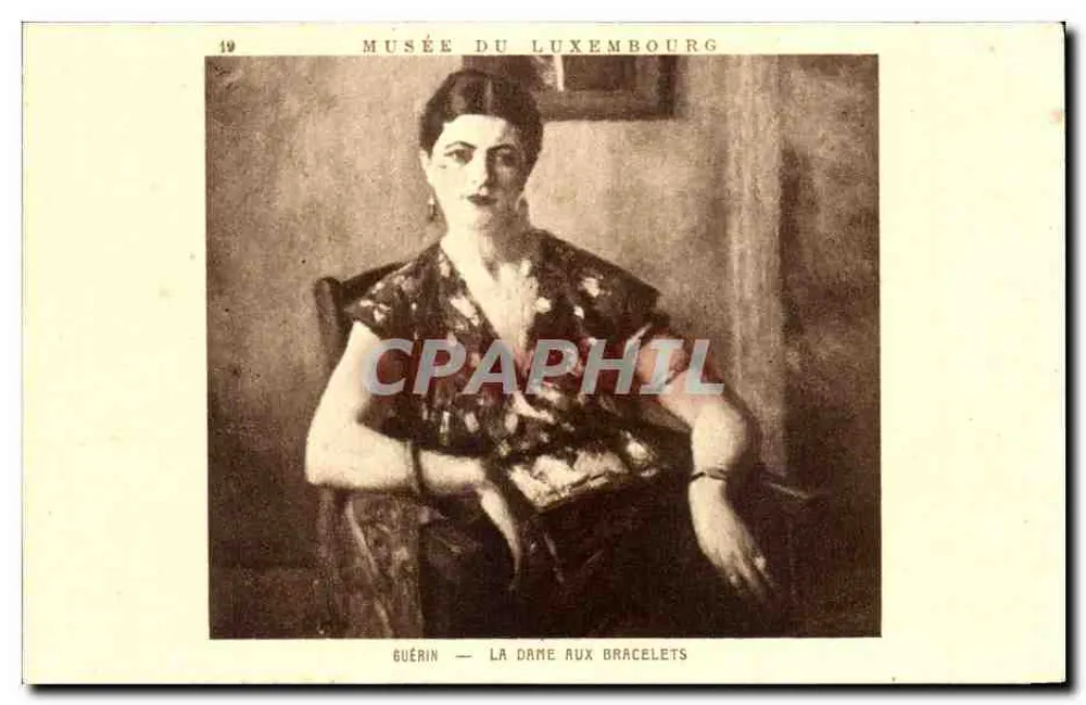 Die Dame mit den Armreifen — Museum Luxembourg — Guérin — n°19 - Vorderseite