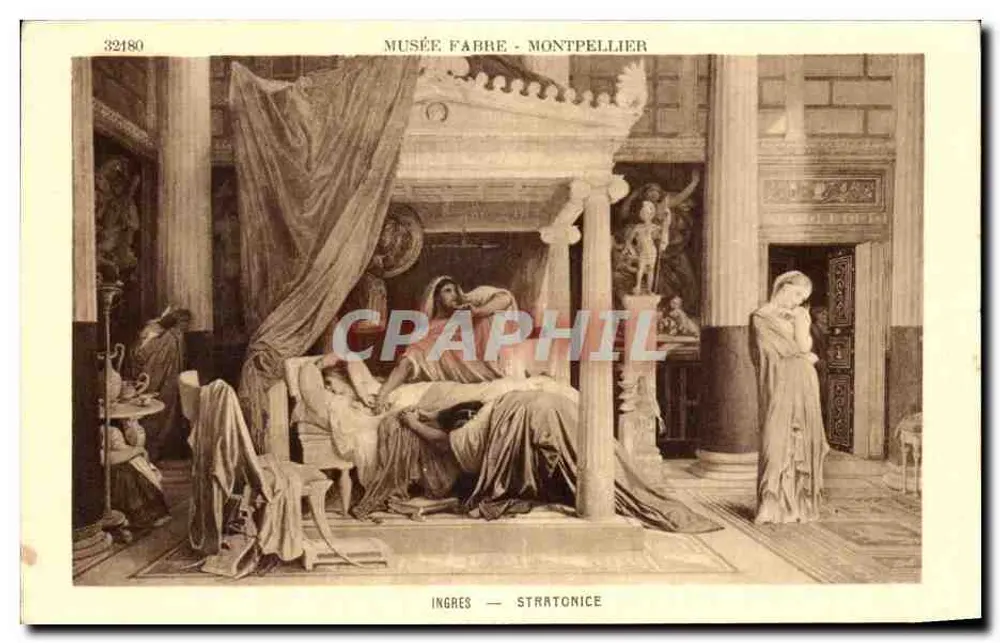 Stratonice — Ingres — Museu Fabre - Montpellier - Frente