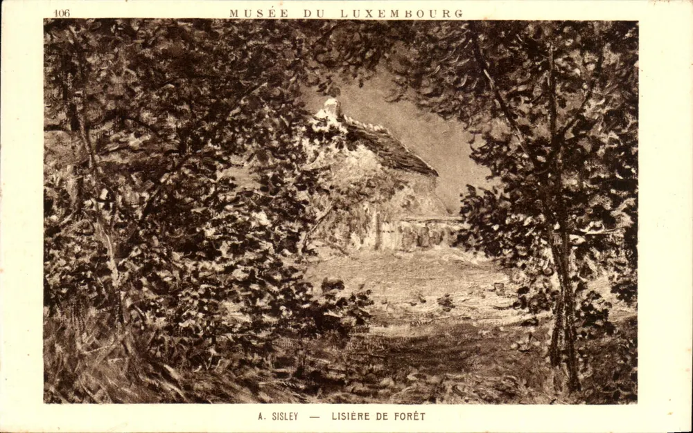 Margem florestal — A. Sisley — Museu do Luxembourg - Frente