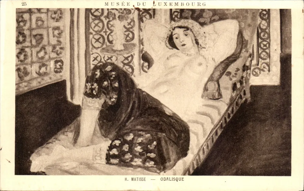 Museum des Luxembourg — H. Matisse — Odalisque - Vorderseite