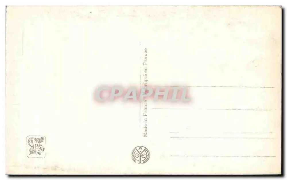 Herbst in La Vraie – Salon von Paris – Verlag A.N. Paris, Nr. 52536 - Rückseite