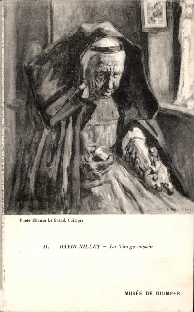 David Nillet — A Virgem quebrada — Museu de Quimper, editor Photo Etienne Le Grand, Quimper, n°11 - Frente