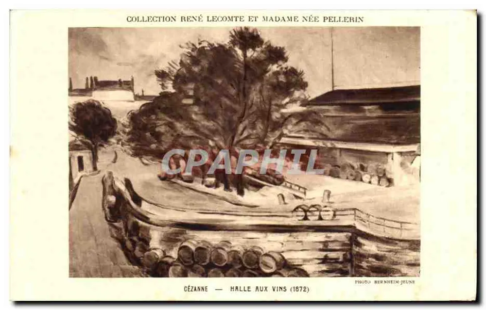 Cézanne — Weinlager (1872) — Photo Bernheim-Jeune - Vorderseite