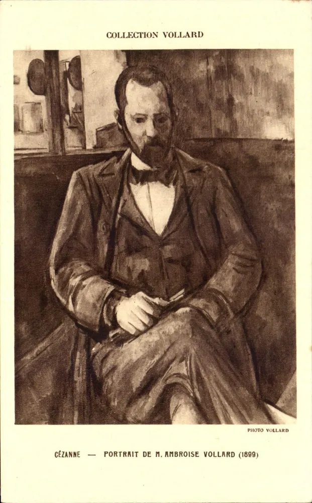 Porträt von Herrn Ambroise Vollard — Cézanne — Photo Vollard (1899) - Vorderseite