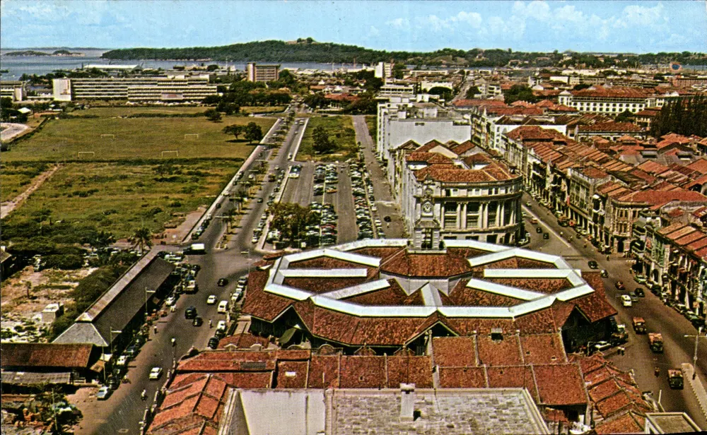 Robinson Road & Shenton Way — Oktagonaler Markt von Telok Ayer — A.S.M.K. & Co. - Vorderseite
