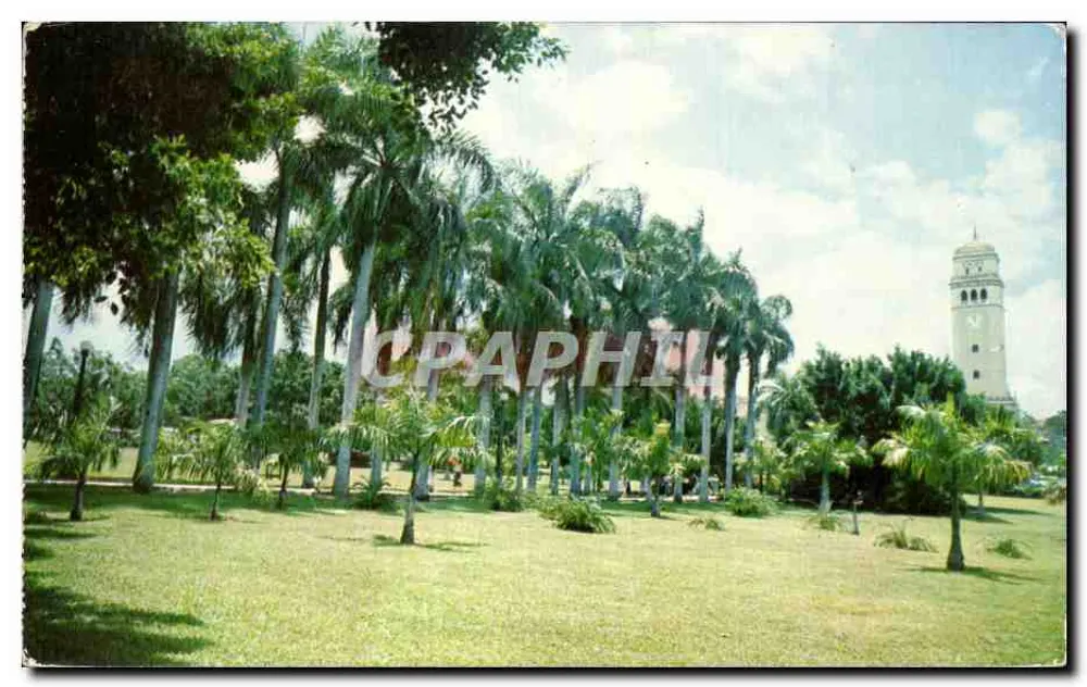 Campus der Universität Puerto Rico — Turm U.P.R. im Hintergrund — Verlag: Matas Photo Shop, San Juan, P.R. - Vorderseite