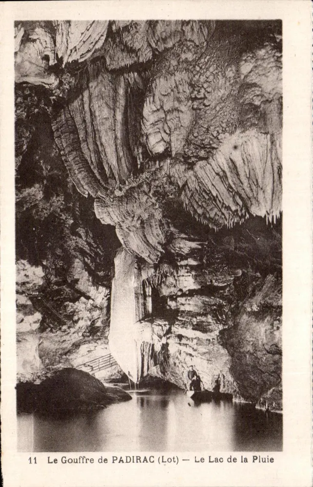 Der Gouffre de Padirac (Lot) — Der See der Regen — n°11 - Vorderseite