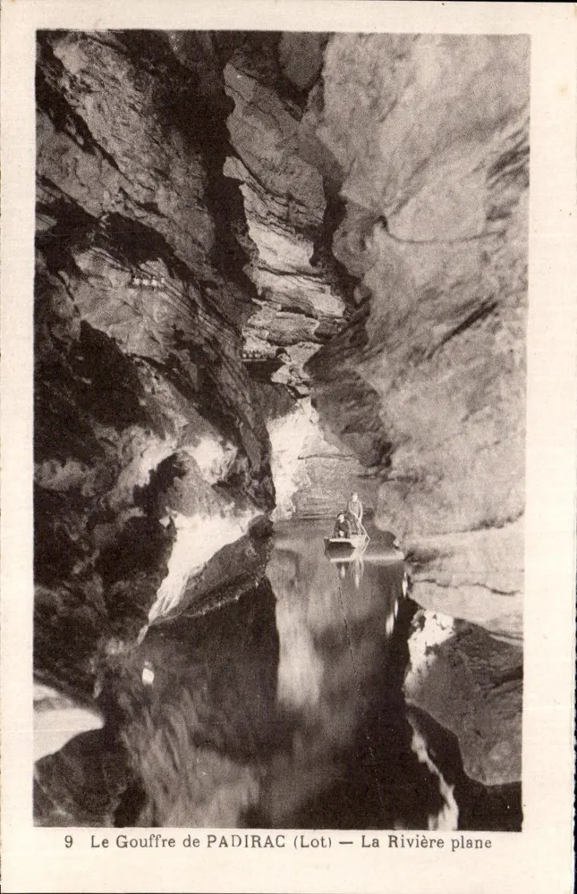 Der Gouffre de PADIRAC (Lot) — Die Fluss Ebene — n°9 - Vorderseite