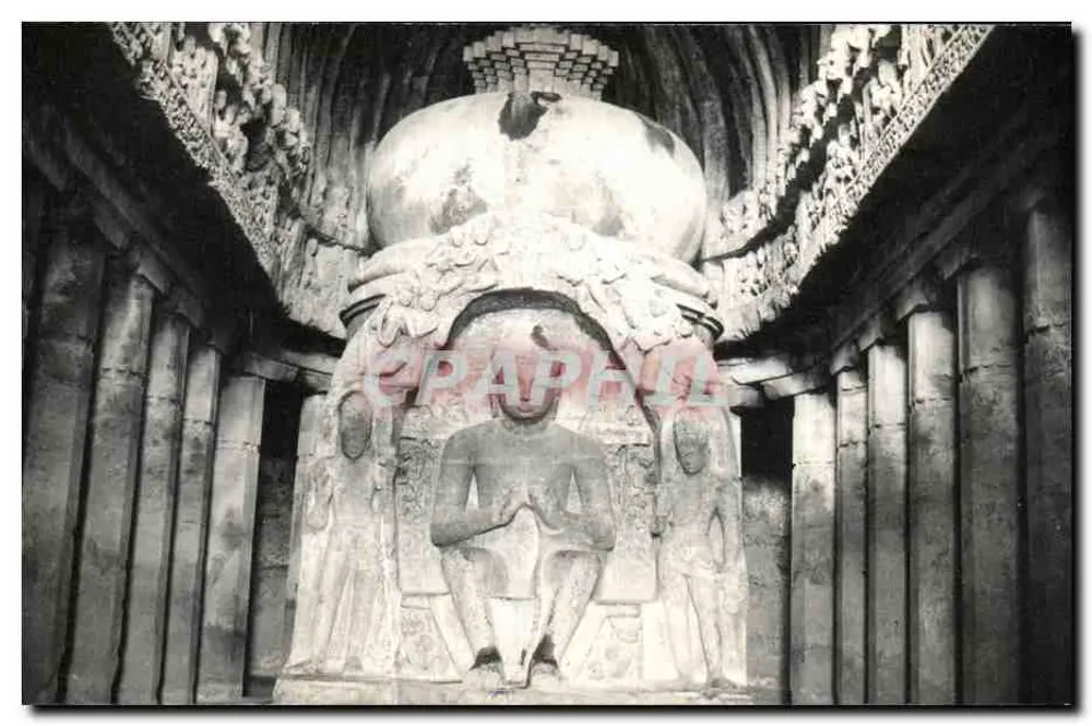 एलोरा कैव्स — बौद्ध चैत्या (ई.स. 6वीं शताब्दी) — Mg 15 - आगे