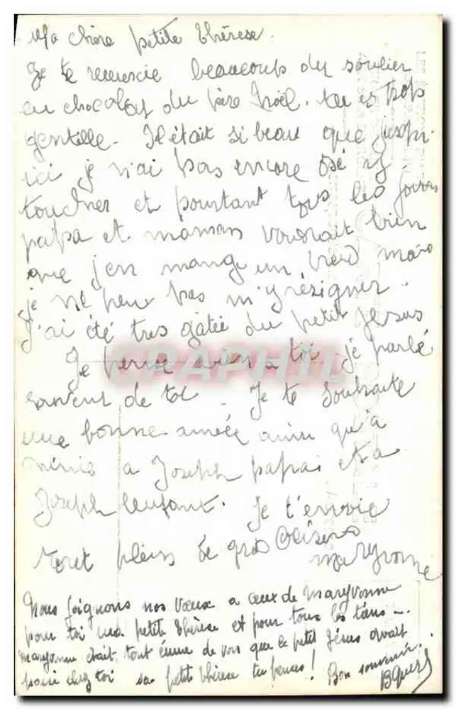 Gourette im Winter — Ley und seine Tal von Gourette aus gesehen — 1026 - Rückseite