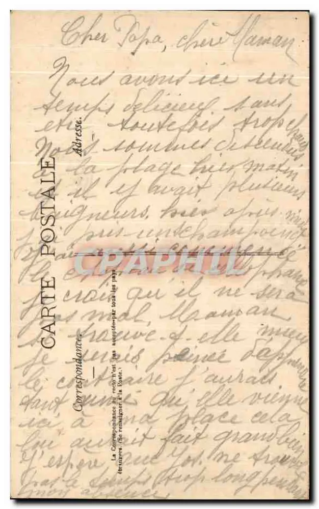 P loumanach (Côtes-du-Nord) — Le Rocher-Tortue — J.-B. Barat, edit.-phot, Saint-Quay - Verso