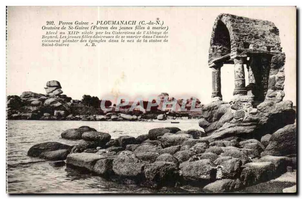 Oratorium von Saint-Guirec in Ploumanach (C.-du-N.) — Verlag A.B. — Nr. 202 - Vorderseite
