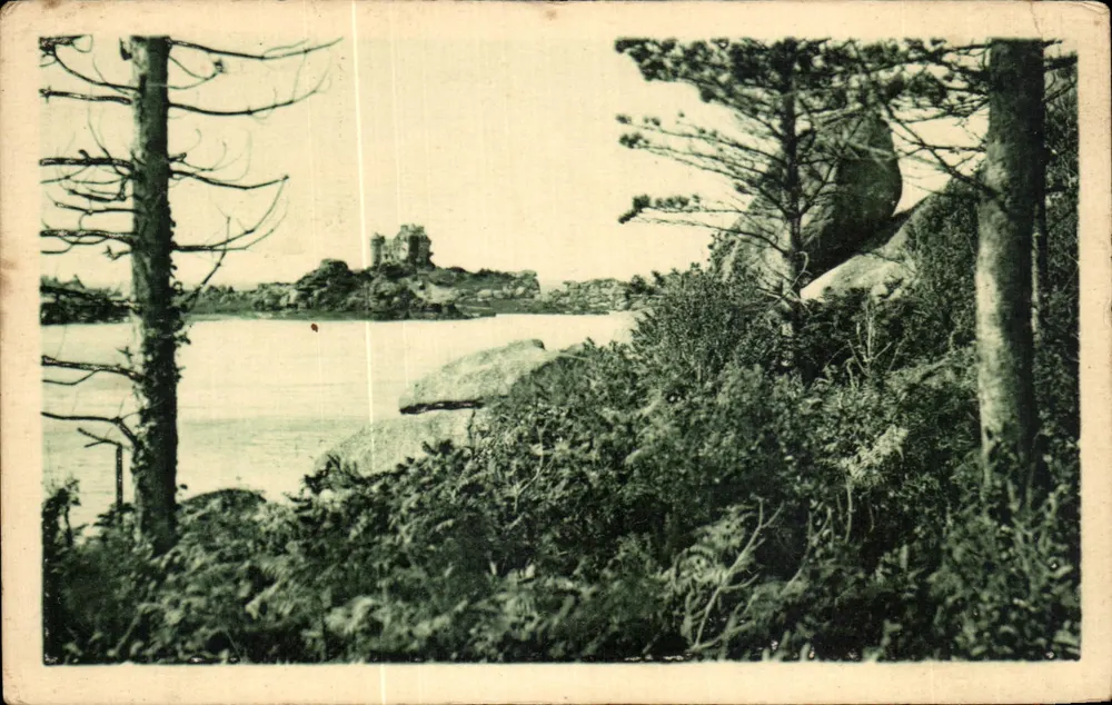 Trégastel-P loumanach — Ansicht vom Park von Costaërès — Ausgabe E. Bénonie, Saint-Brieuc - Vorderseite