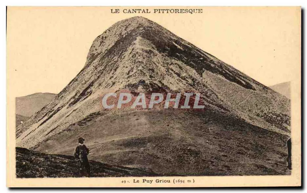 Mont Griou (1694 m) — Der pittoreske Cantal — Edition Maireaux-Laborie et Déprat - Vorderseite