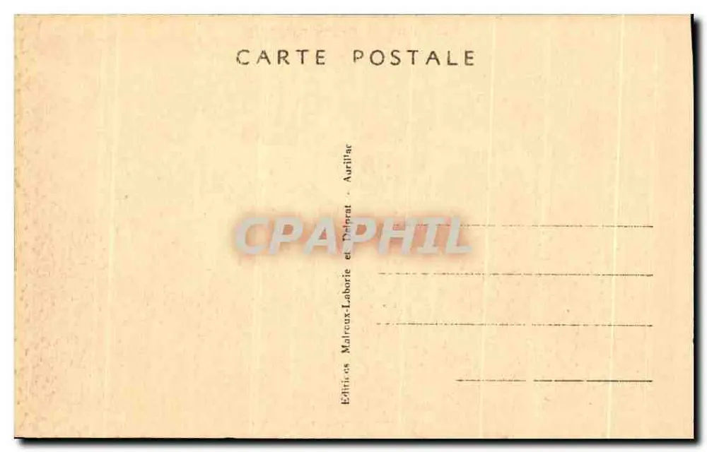 O Cantal pitoresco — Vista tirada do Gol de Rombière (1510 m.) — Malreux-Laborie e Delprat, Aurillac - Verso