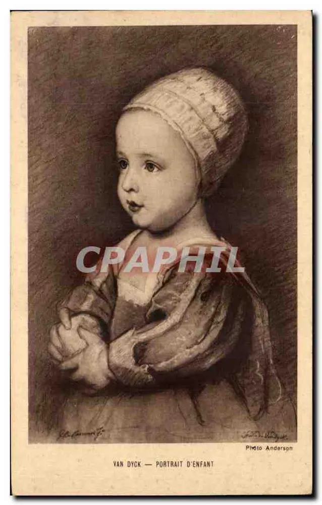 Van Dyck — Portret dziecka — Foto Anderson - Awers