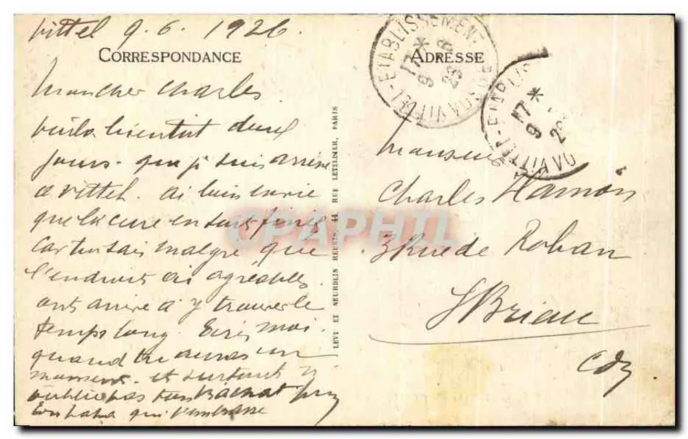 Vittelet — Allée des Golfclubs — Verlag Demande 123 - Rückseite