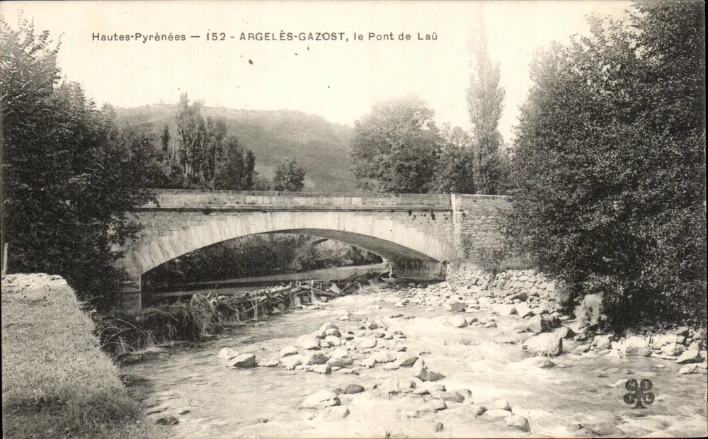 Argelès-Gazost — der Brücke von Lau — Hautes-Pyrénées — 652 - Vorderseite