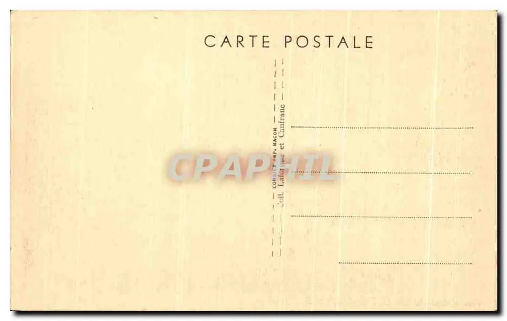 Vista Geral de LUZ-ST-SAUVREUR (Htes-Pyr.) — Imprensa Combier de Macon - Verso