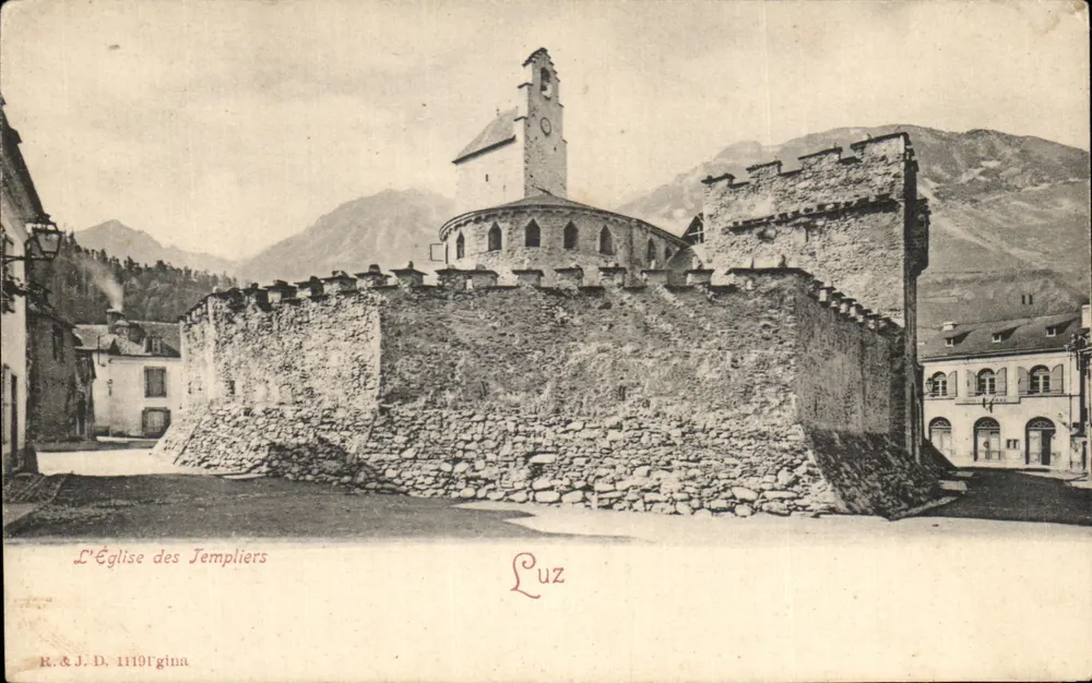 A Igreja dos Templários — Luz — R. & J. D. 1119t'gina - Frente