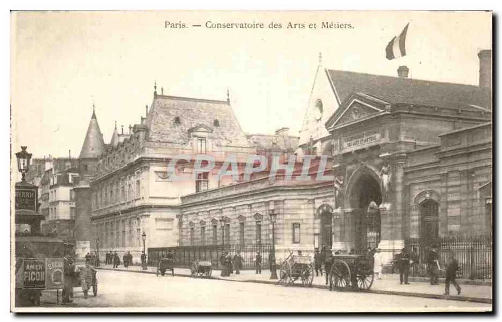 Paris — Conservatoire des Arts et Métiers — anonymer Verlag, Seriennummer nicht sichtbar - Vorderseite