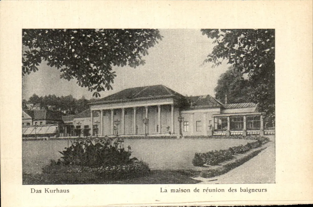 Das Kurhaus — La maison de réunion des baigneurs — éditeur non visible - Vorderseite