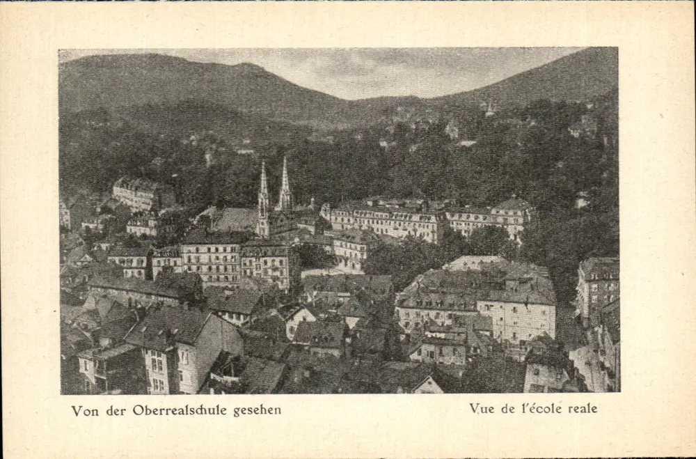 Aussicht von der Real-Schule — Aussicht von der Real-Schule — Verlag unbekannt - Vorderseite