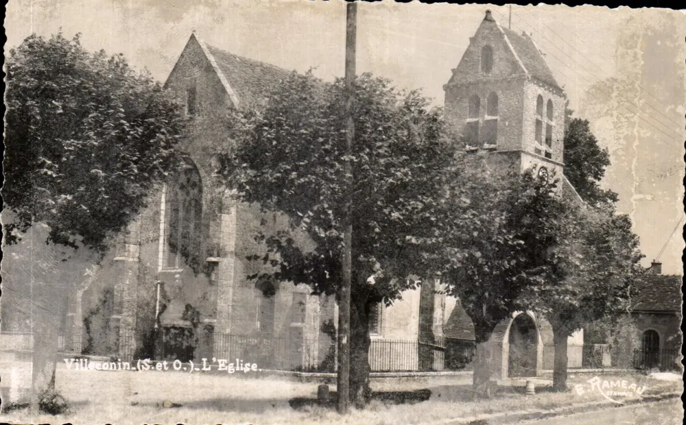Villeceonin (S.-et-O.) — A Igreja — Edição de Arte Rameau - Frente