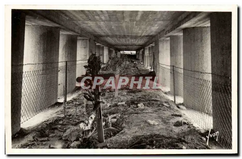 Verdun — Interno della Tranchée des Baïonnettes — A. Ventre, Architetto - Recto