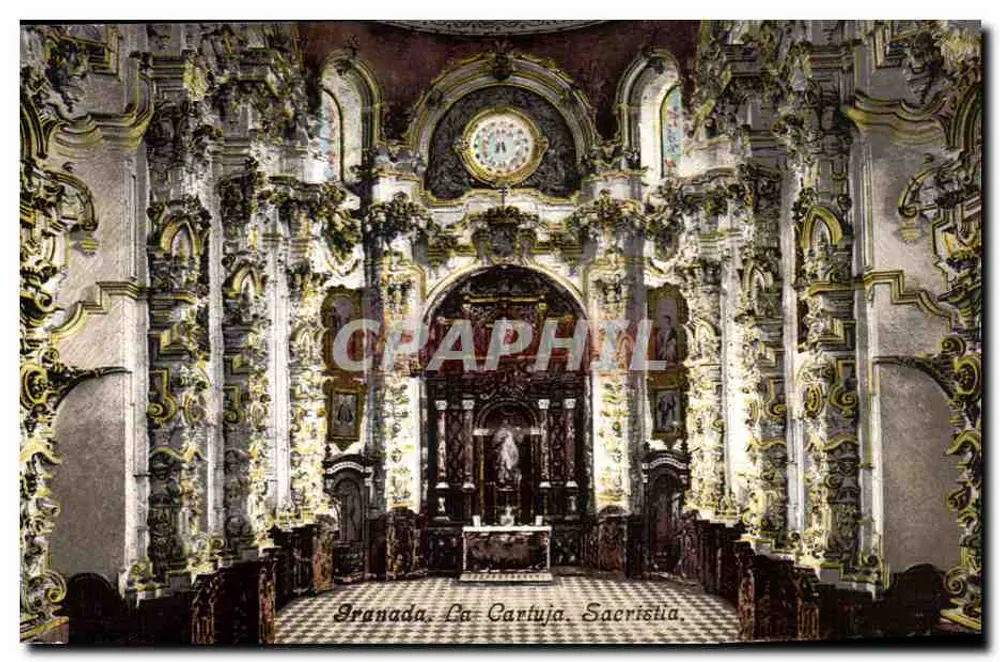 Granada. La Cartuja. Capilla — editor Purger & Co., n.º 5847 - Anverso