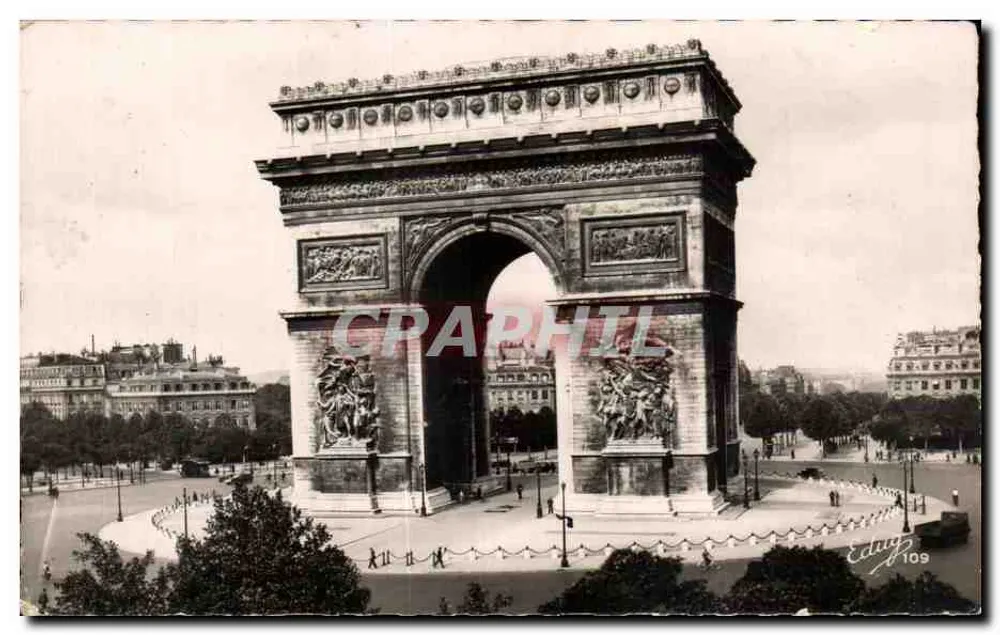 Paris - Arco do Triunfo da Estrela — Editor Édity 109 - Frente