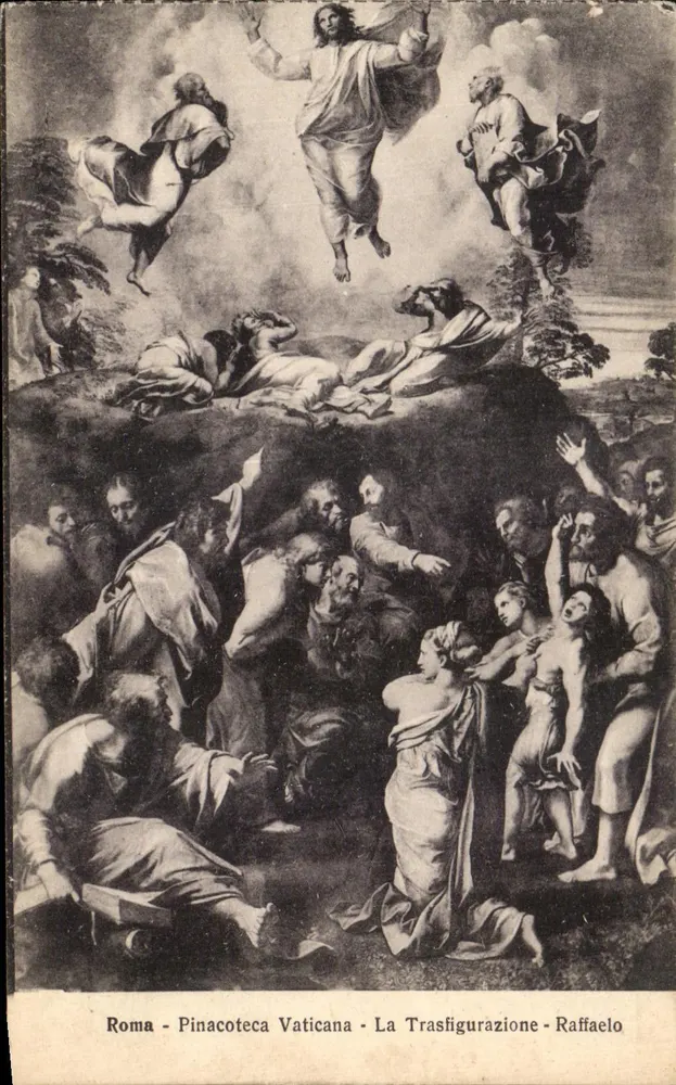 Die Verwandlung — Raphael — Pinacothek des Vatikans, Rom - Vorderseite