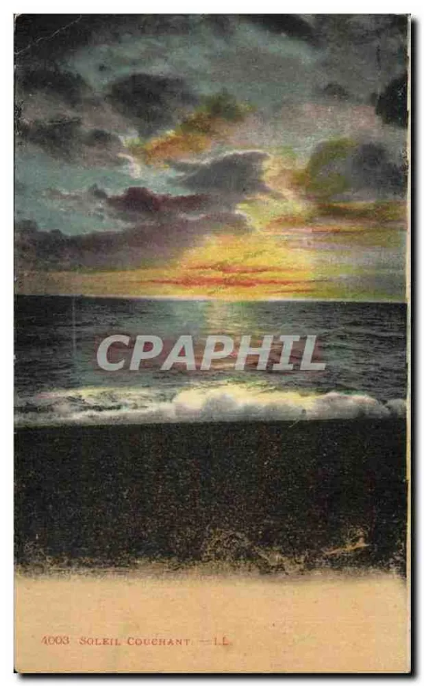 Pôr do sol — L.E. — 4003 - Frente