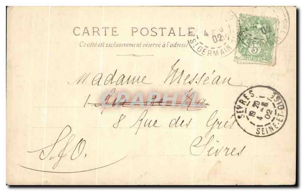 Gitano de Grenade — Exposição de 1902 — Albert, S.I.P. - Verso