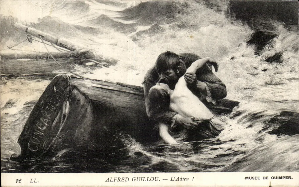 A Despedida! — Alfred Guillou — Museu de Quimper - Frente