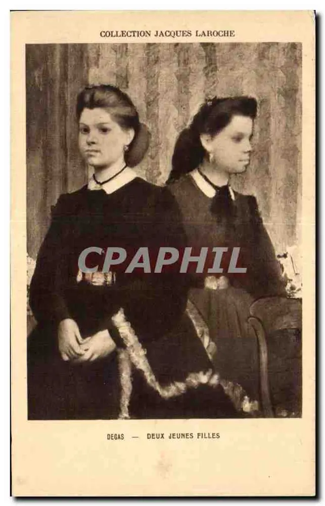 Debâs — Zwei junge Mädchen — Sammlung Jacques Laroche - Vorderseite