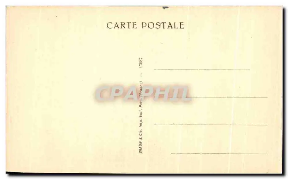 Degas — Diante do espelho — Braun & Co, Paris - Verso