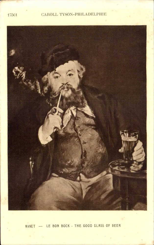 Manet — Der gute Bierglas — Caroll Tyson-Philadelphia - Vorderseite
