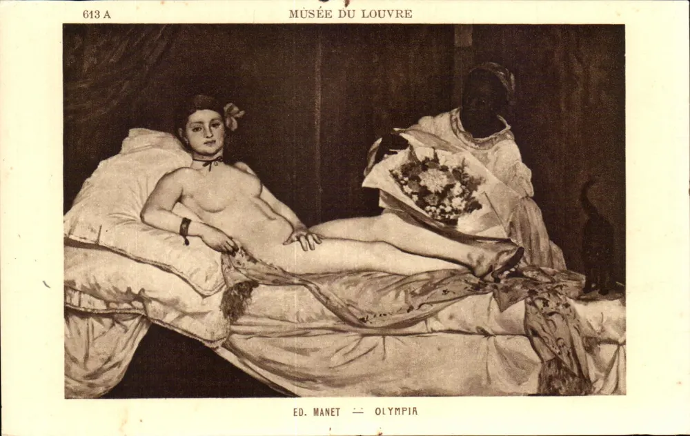 Olimpia — Museu do Louvre — Ed. Manet - Frente