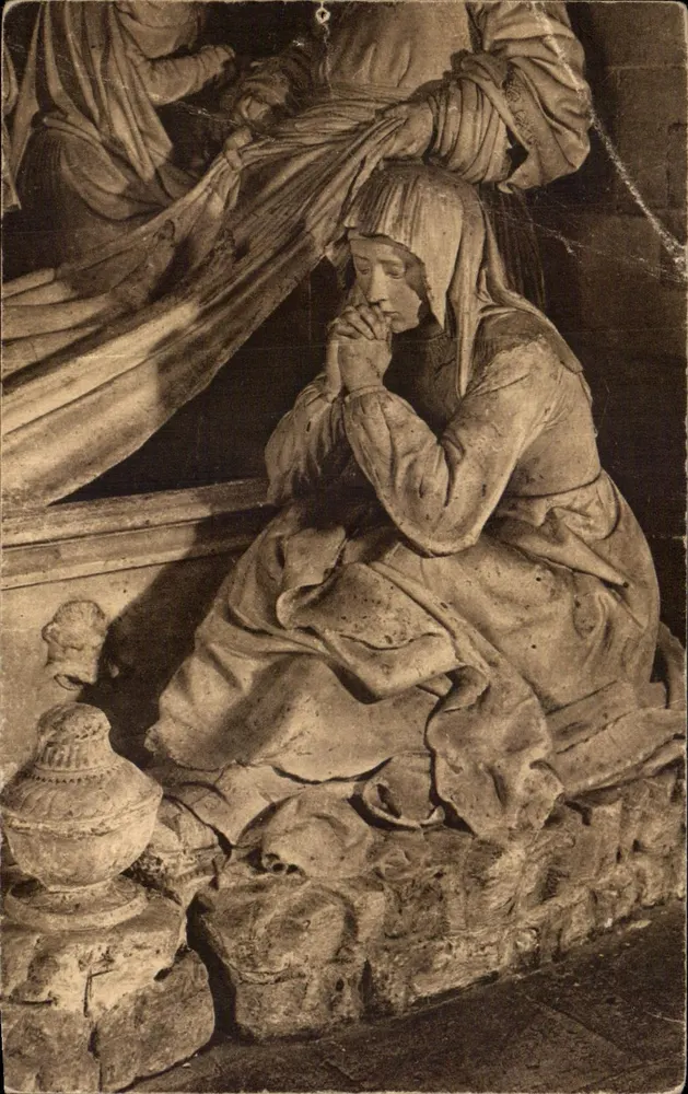 Die Magdalena am Grab des Christus — Skulptur — Ausgabe der « Arts de Solesmes » - Vorderseite