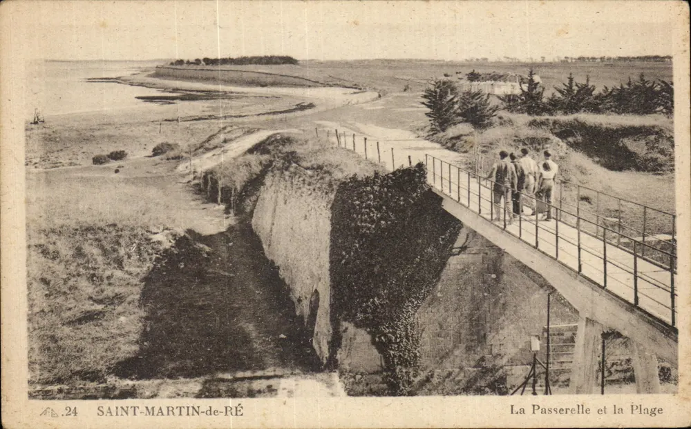 Saint-Martin-de-Ré — Die Brücke und der Strand - Vorderseite