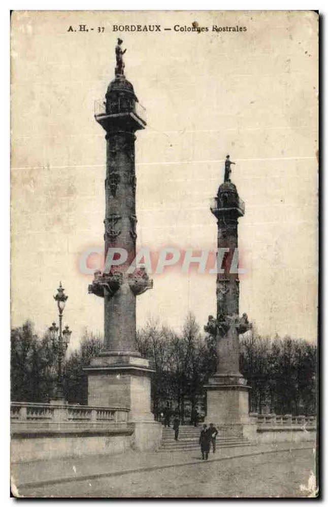 Bordeaux — Colunas Rostrais — A.H. - 37 - Frente