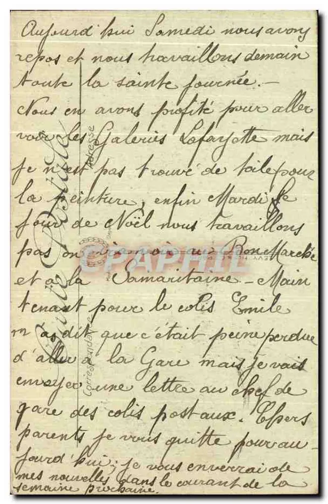 Paris — O Trocadéro — LL, n° 248 - Verso