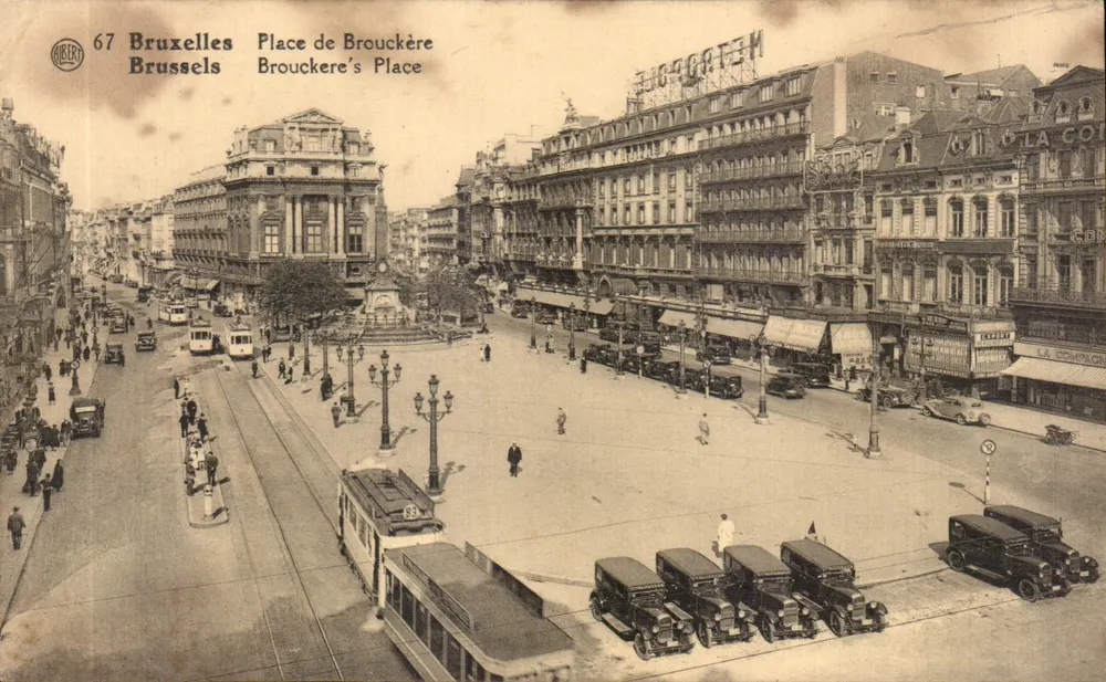 Brüssel - Place de Brouckère — Gibery, n°67 - Vorderseite