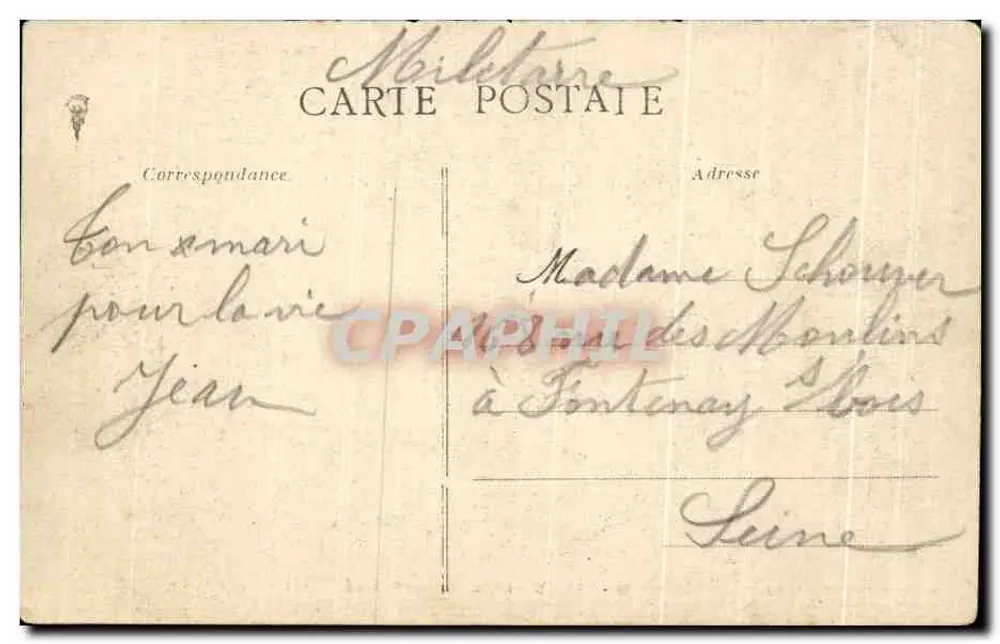 NANTES - L'Escalier Sainte-Anne — vue de l'escalier monumental avec statue et bâtiments, éditeur Artaud-Nozaïs, n°39 - Verso