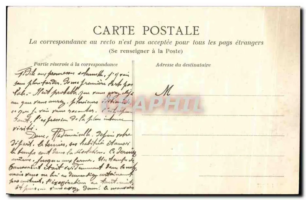 Margens da Maine — Fotografia Dugue e Cie, Nantes — n° 777 - Verso